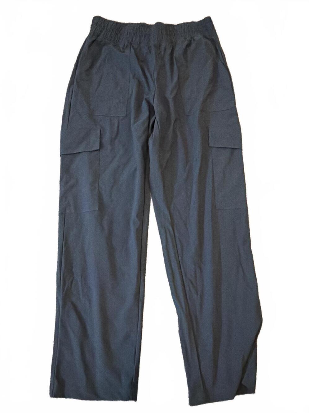 Womens Black Cargo Pants Medium - Comfortable Casual Utility Style
